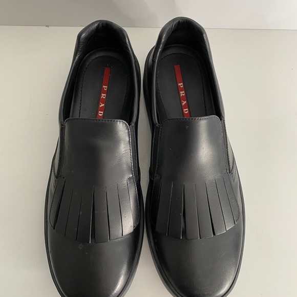 Prada Linea Rossa Kiltie Skate Shoe Mens - Picture 5 of 10